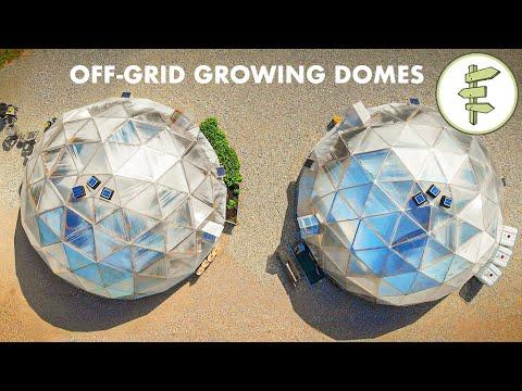 Brilliant Off-Grid Geodesic Greenhouse Perfect for Homesteading & 4 Season Food Production #Video