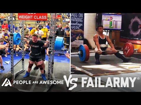 Maximum Weightlifting Wins Vs. ﻿Fails & More | People Are Awesome Vs. FailArmy #Video