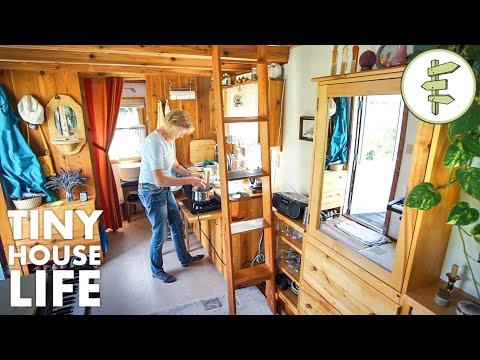 Retired Woman Builds Her Own Tiny House for Affordable Living