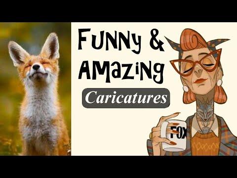 Funny And Amazing Caricatures #Video