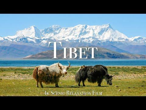 Tibet 4K - Scenic Relaxation Film With Calming Music #Video