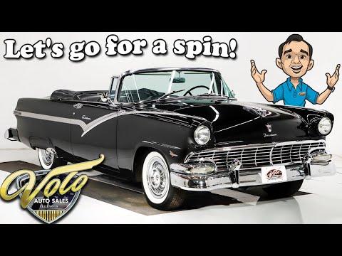 1956 Ford Sunliner for sale at Volo Auto Museum #Video
