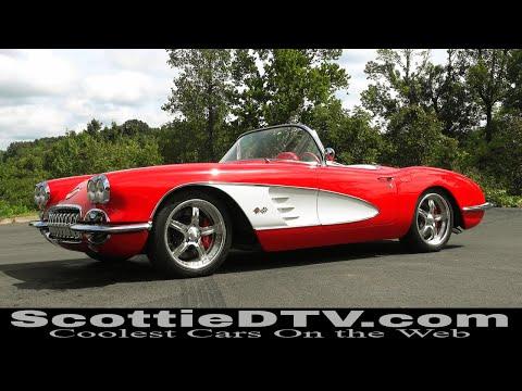 1958 Chevrolet Corvette Pro Touring Steve Holcomb Pro Auto Custom Interiors #Video