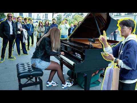 I played QUEEN - DON'T STOP ME NOW on piano in public #Video