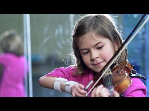 8-Year-Old Violinist Excels Beyond Measure Despite Hand Disability