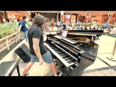 Have You Ever Seen The Rain Creedence Clearwater Revival (Piano Shopping Mall) #Video