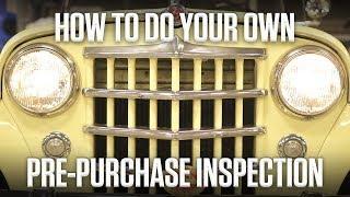 DIY | How to do your own pre-purchase car inspection