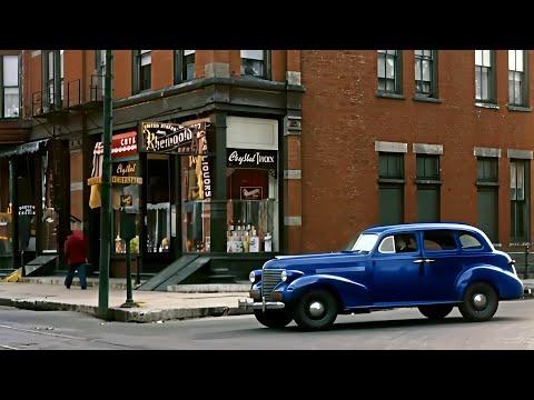 Chicago 1930s in color, South Side [60fps, Remastered] w/Sound Design #Video