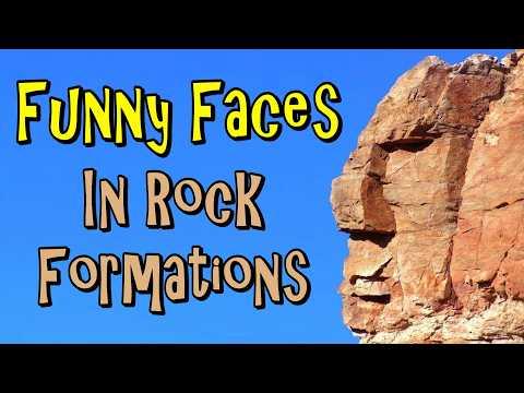 Funny Faces In Rock Formations #Video