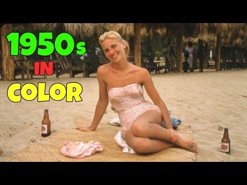 Were You Alive for the 1950's? Unbelievable Color Photos of One Historic Decade #Video