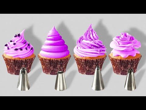 25 PIPING AND CAKE DECORATION TECHNIQUES || Simple Food Hacks And Cooking Tricks For Beginners