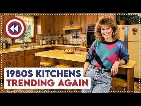 7 Retro 1980s Kitchen Trends Making A Comeback #Video
