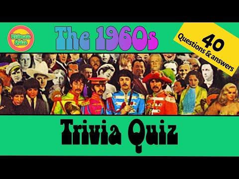 BEST 60s TRIVIA QUIZ | 40 questions with answers #Video