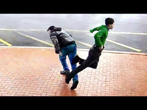 Old Man Trips Thief Trying to Escape - Your Daily Dose Of Internet #Video