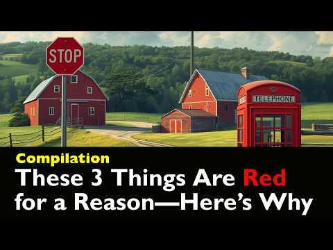 Why Are Barns, Stop Signs, and Telephone Boxes Red? #Video
