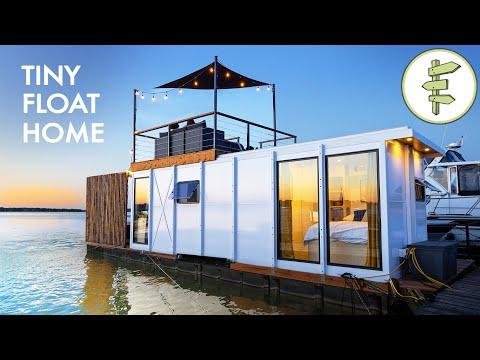 You Might Fall in Love with This Floating Tiny House... #Video