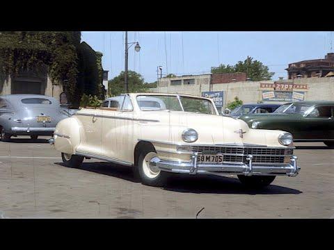 Oakland 1950s in Color | Visit to a Used Car Lot (60fps, Remastered) w/ Sound #Video