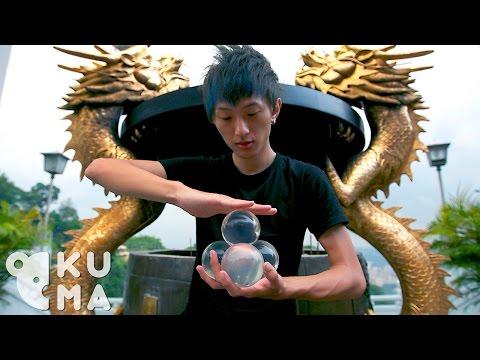Contact Juggling - His Skills are Totally Hypnotizing
