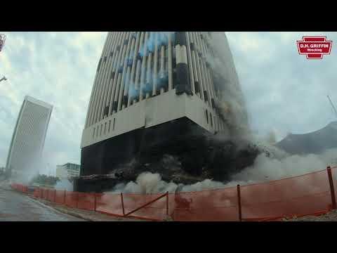 One James River Plaza Implosion - DH Griffin Wrecking - Richmond, VA