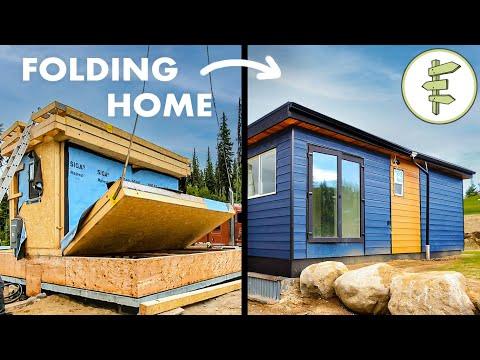 This Folding Prefab Home Can Be Transported Anywhere & Unfolded in a Day #Video