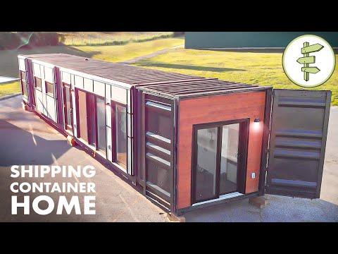 AMAZING 53ft Used Shipping Container Tiny Home - Full Tour #Video