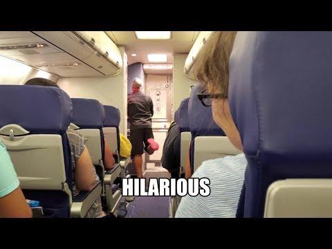 Funniest Flight Attendant Ever #Video
