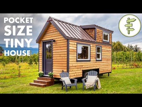 Beautiful ULTRA SMALL 16ft Tiny House Tour #Video