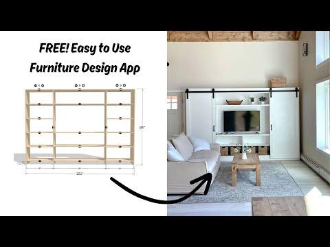 Design Your Own Furniture! Free, Easy to Use App #Video
