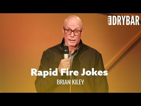Rapid Fire Jokes To Make You Laugh. Brian Kiley #Video