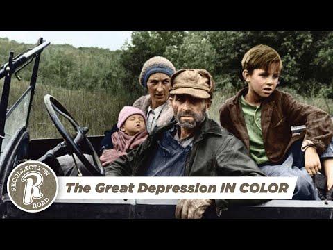 AMAZING Color Photos of the Great Depression - A Photo Album of Life in America #Video