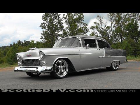 1955 Chevrolet Bel Air Pro Touring Hot Rod Car Steve Holcomb Pro Auto Custom Interiors #Video