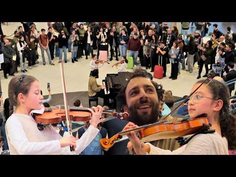 11 and 8-year old PRODIGY SISTERS play Vivaldi Winter with me! #Video