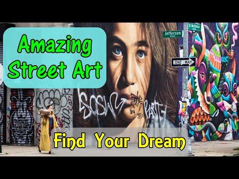 Amazing Street Art Find Your Dream #Video