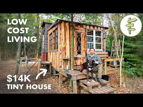 Self-Sufficient Man Built an Off-Grid Tiny House Homestead & Lives on a Minimal Budget #Video