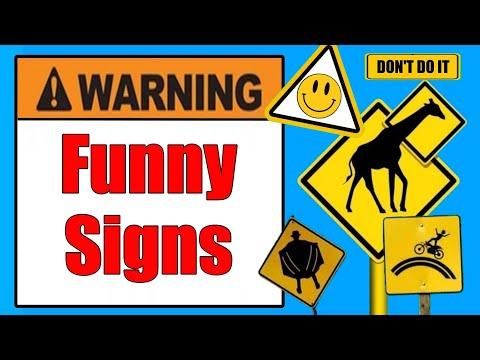 Funny Signs Posters And Billboards That Will Make You Smile #Video