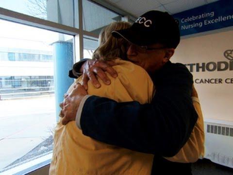 On The Road: Hospital Greeter Finds Purpose After Cancer Diagnosis