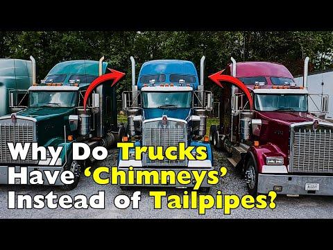 Why Do Trucks Have a 'Chimney' Instead of a Tailpipe? #Video