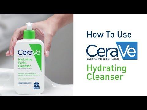 How To Use CeraVe Hydrating Facial Cleanser Video