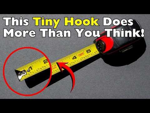 Why Do Tape Measures Have That Little Metal Hook? It’s More Important Than You Think #Video