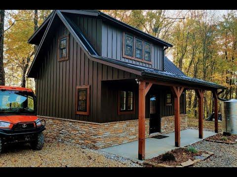 The Perfect 600 Square Foot Getaway Cabin - Video Tour