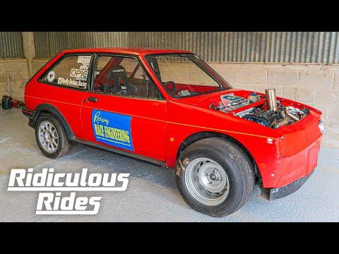 Ford Fiesta Becomes The Ultimate Drag Racer | RIDICULOUS RIDES #Video