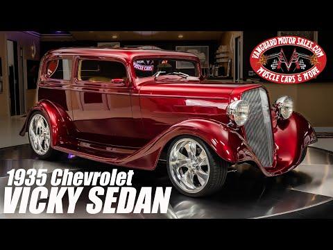 1935 Chevrolet Vicky Sedan Street Rod #Video