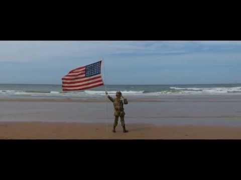 The Saluting Boy On Omaha Beach