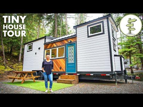 Woman's Modern Tiny House is Super Spacious & Functional