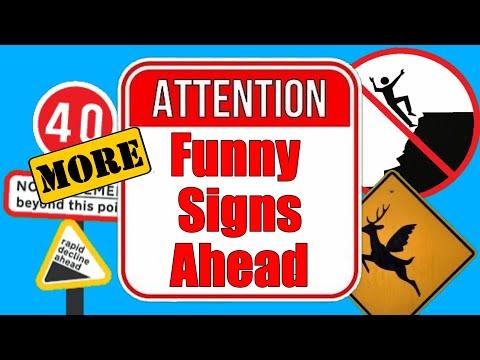 Funny Signs Ahead #Video