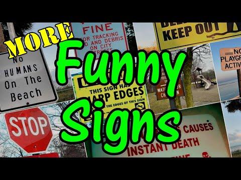 Funny Signs And Posters To Make You Smile #Video