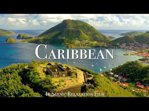 The Caribbean 4K - Scenic Relaxation Film With Inspiring Music #Video