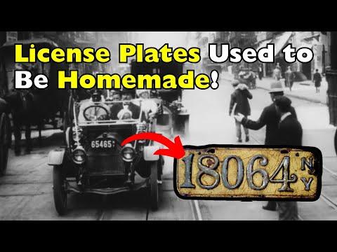 How License Plates Began: From Wood Signs to Digital Tags #Video