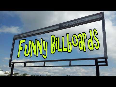 Funny Billboard Signs To Make You Laugh #Video