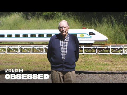 Meet the 89-Year Old Who Built a Train in His Backyard. #Video